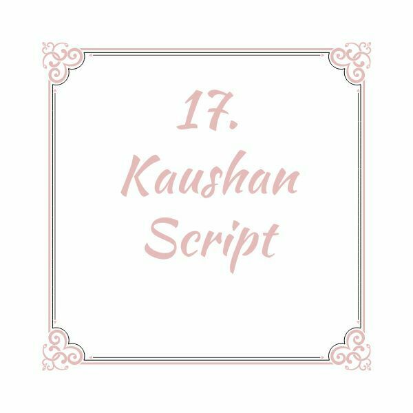 Fonte Script Kaushan Script