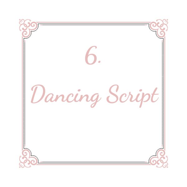 Fonte Script Dancing Script